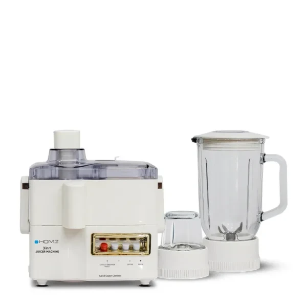 Homz 3 in 1 Deluxe Juicer and Blender